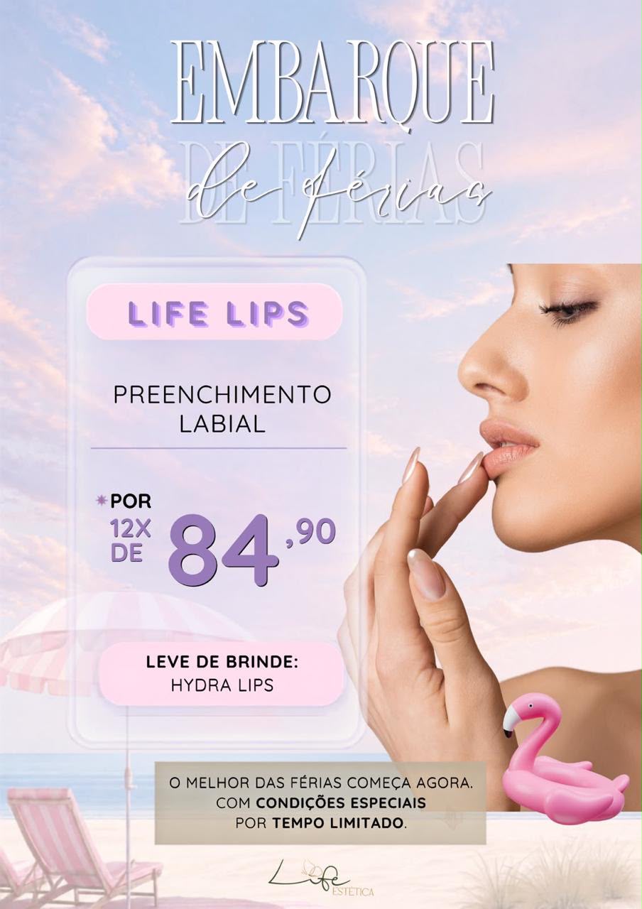 Life Lips - Preenchimento Labial